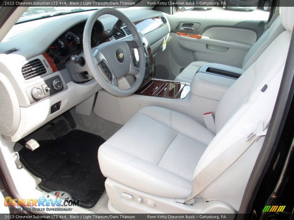 2013 Chevrolet Suburban LTZ 4x4 Black / Light Titanium/Dark Titanium Photo #18