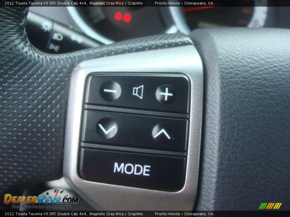 2012 Toyota Tacoma V6 SR5 Double Cab 4x4 Magnetic Gray Mica / Graphite Photo #20
