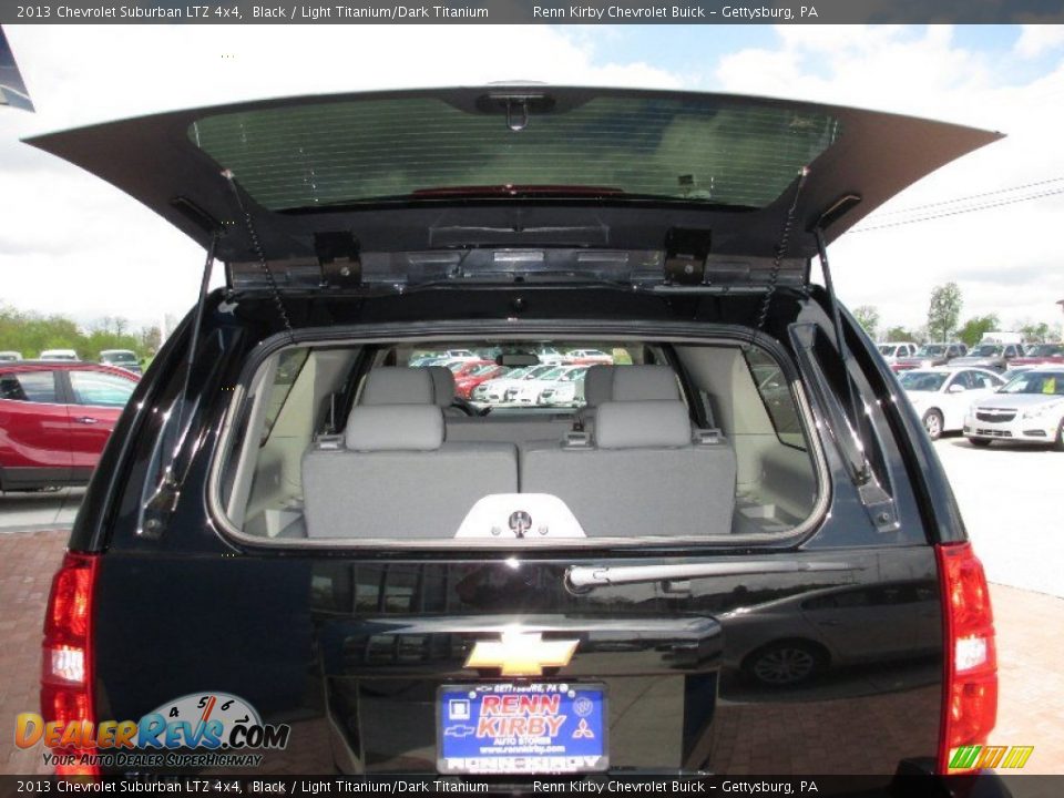 2013 Chevrolet Suburban LTZ 4x4 Black / Light Titanium/Dark Titanium Photo #21