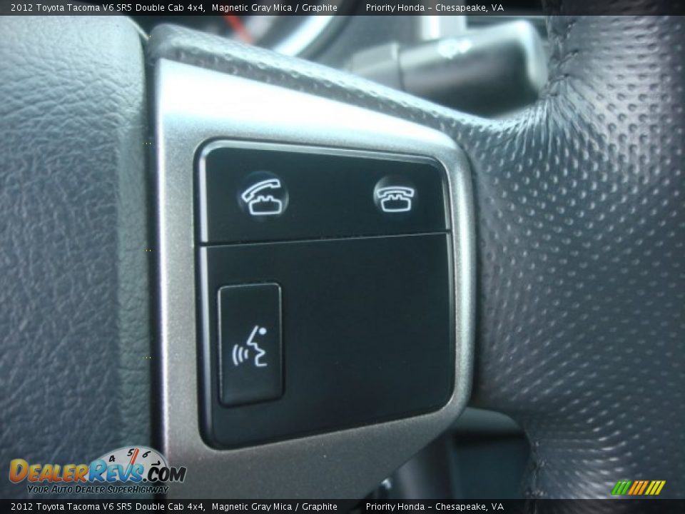 2012 Toyota Tacoma V6 SR5 Double Cab 4x4 Magnetic Gray Mica / Graphite Photo #21
