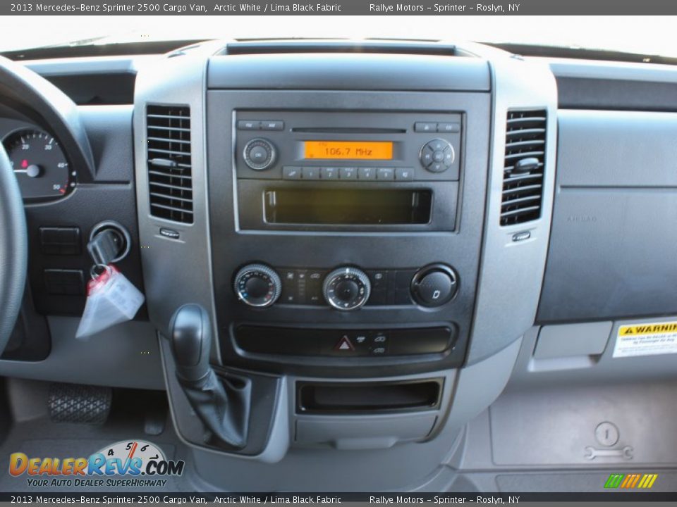 2013 Mercedes-Benz Sprinter 2500 Cargo Van Arctic White / Lima Black Fabric Photo #13