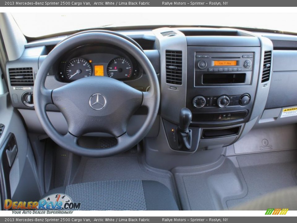 2013 Mercedes-Benz Sprinter 2500 Cargo Van Arctic White / Lima Black Fabric Photo #14