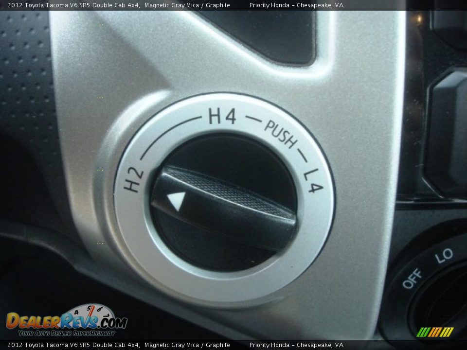 2012 Toyota Tacoma V6 SR5 Double Cab 4x4 Magnetic Gray Mica / Graphite Photo #23