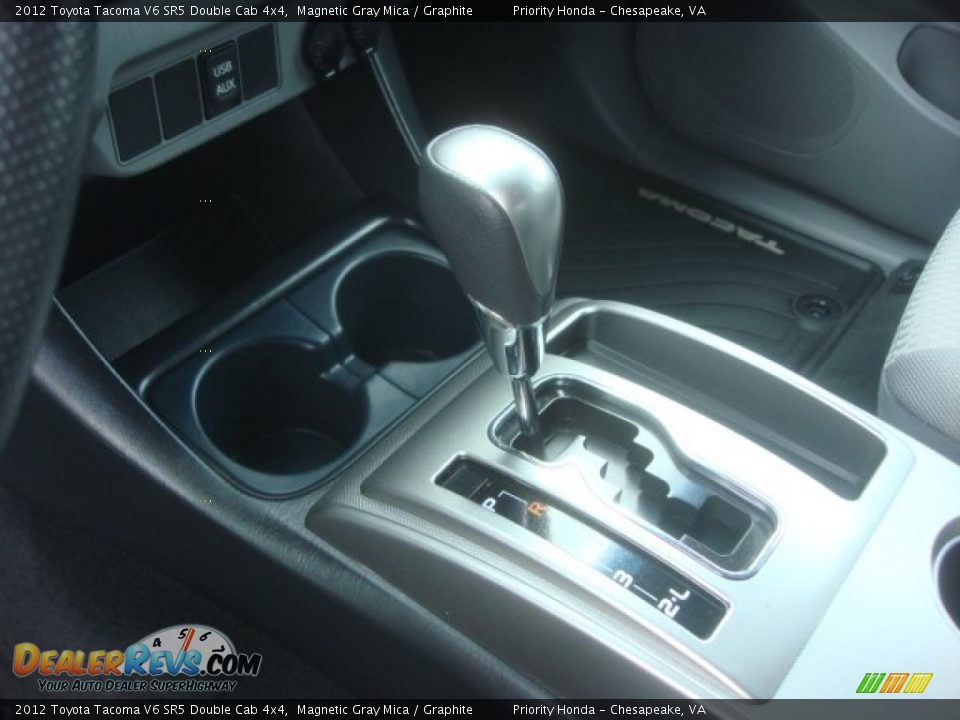2012 Toyota Tacoma V6 SR5 Double Cab 4x4 Magnetic Gray Mica / Graphite Photo #25
