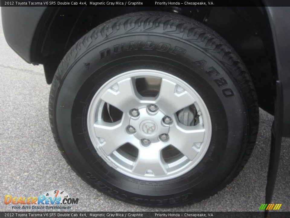 2012 Toyota Tacoma V6 SR5 Double Cab 4x4 Magnetic Gray Mica / Graphite Photo #28