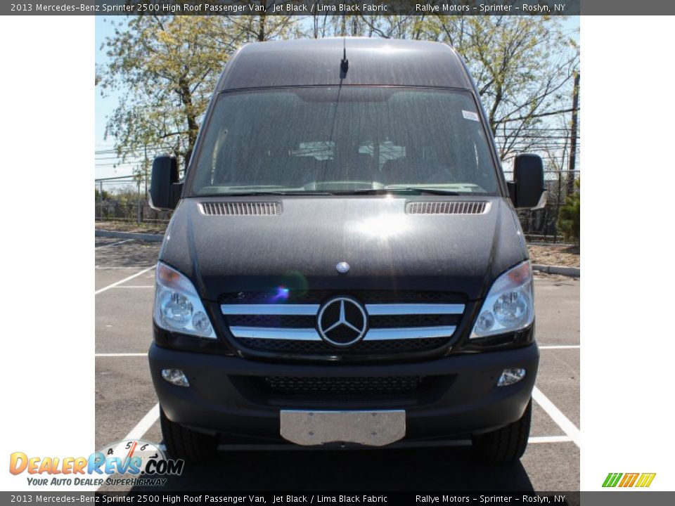 2013 Mercedes-Benz Sprinter 2500 High Roof Passenger Van Jet Black / Lima Black Fabric Photo #2