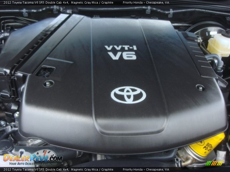 2012 Toyota Tacoma V6 SR5 Double Cab 4x4 Magnetic Gray Mica / Graphite Photo #30