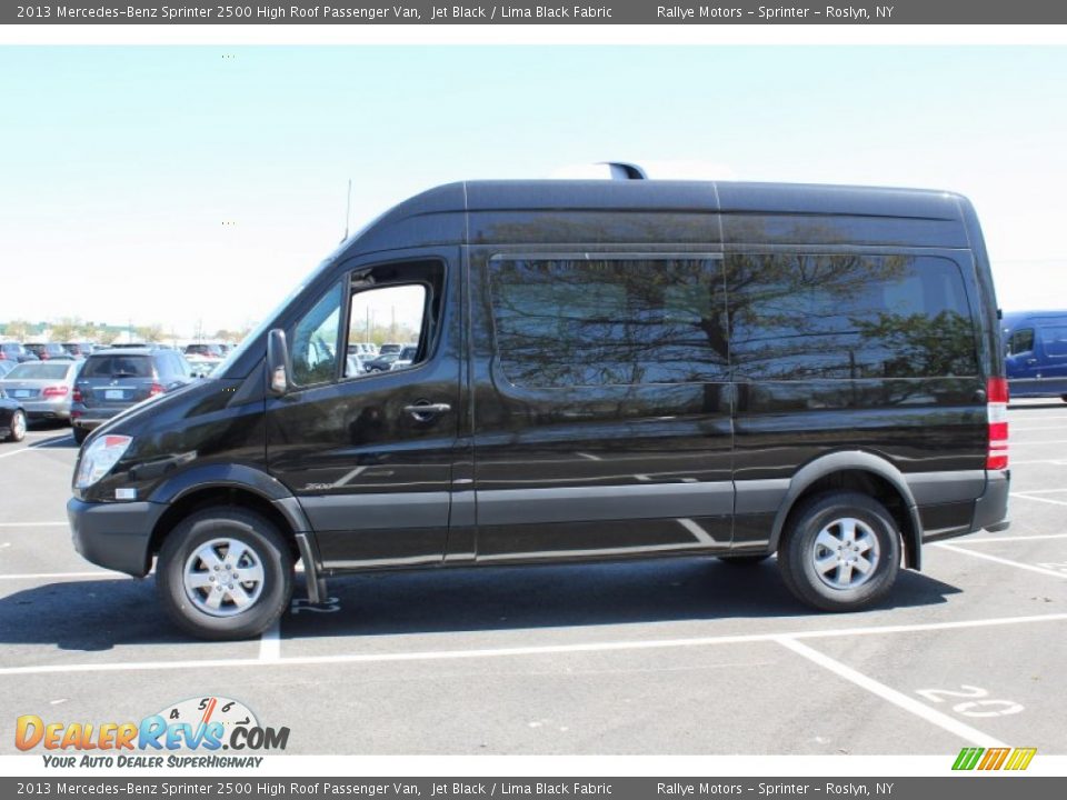 2013 Mercedes-Benz Sprinter 2500 High Roof Passenger Van Jet Black / Lima Black Fabric Photo #3