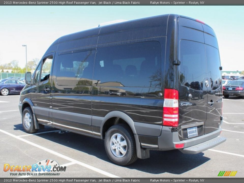 2013 Mercedes-Benz Sprinter 2500 High Roof Passenger Van Jet Black / Lima Black Fabric Photo #4