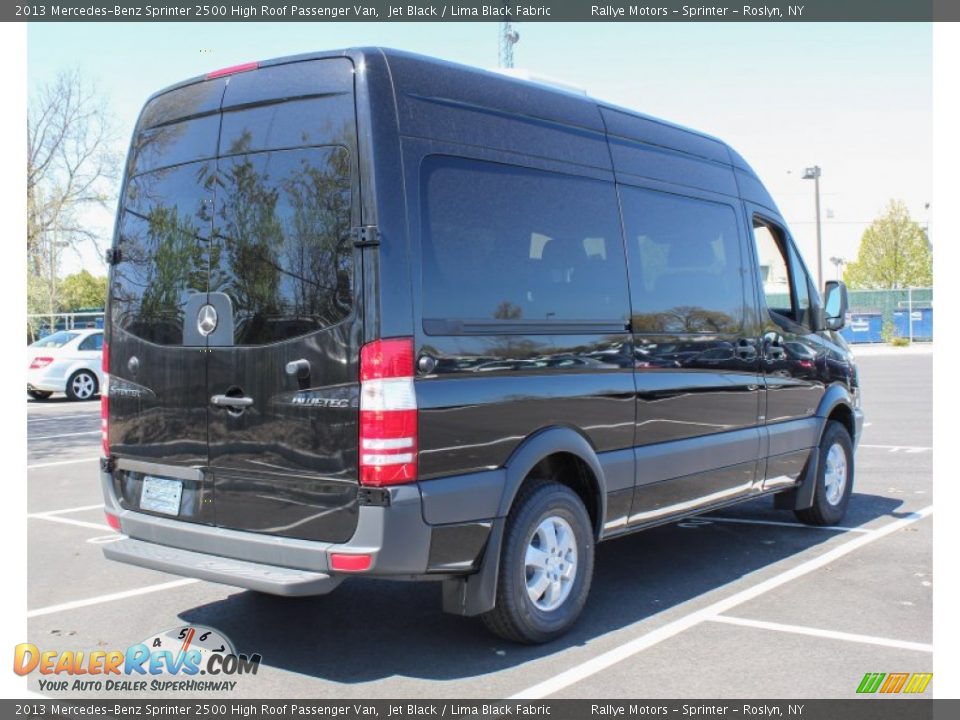 2013 Mercedes-Benz Sprinter 2500 High Roof Passenger Van Jet Black / Lima Black Fabric Photo #6