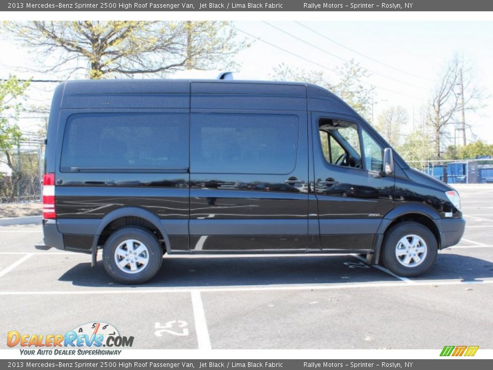 2013 Mercedes-Benz Sprinter 2500 High Roof Passenger Van Jet Black / Lima Black Fabric Photo #7