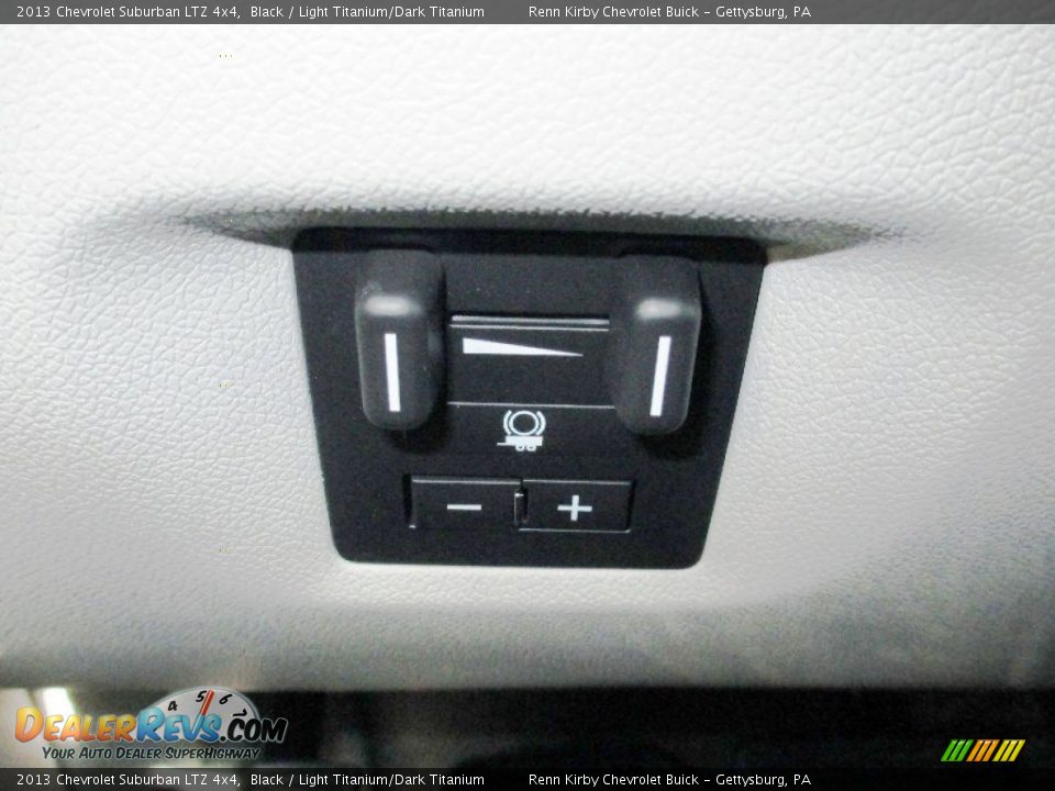 2013 Chevrolet Suburban LTZ 4x4 Black / Light Titanium/Dark Titanium Photo #33