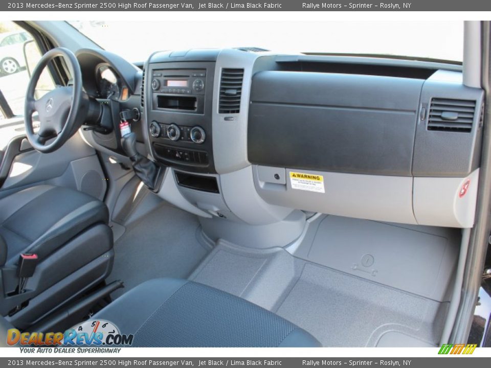 2013 Mercedes-Benz Sprinter 2500 High Roof Passenger Van Jet Black / Lima Black Fabric Photo #9