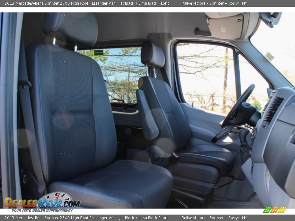 2013 Mercedes-Benz Sprinter 2500 High Roof Passenger Van Jet Black / Lima Black Fabric Photo #10