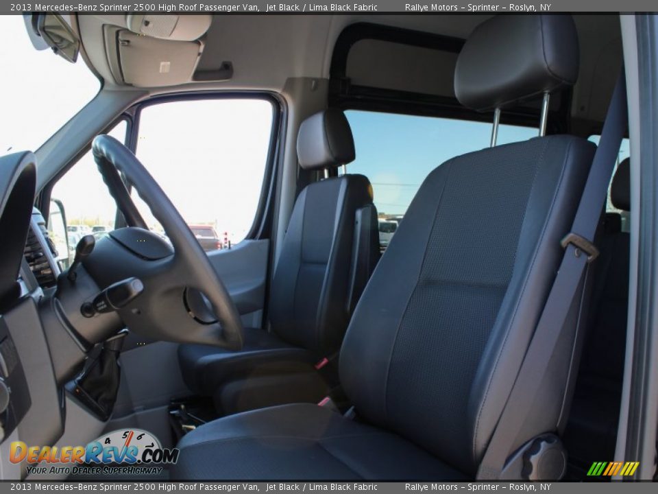 2013 Mercedes-Benz Sprinter 2500 High Roof Passenger Van Jet Black / Lima Black Fabric Photo #12