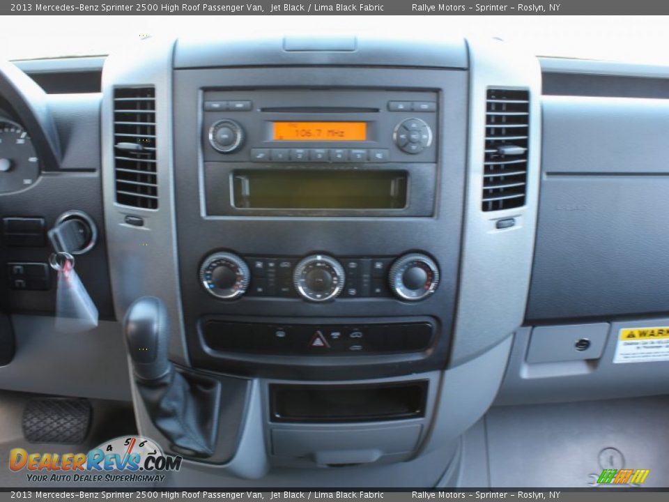 2013 Mercedes-Benz Sprinter 2500 High Roof Passenger Van Jet Black / Lima Black Fabric Photo #13