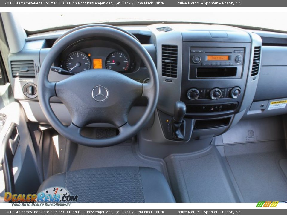 2013 Mercedes-Benz Sprinter 2500 High Roof Passenger Van Jet Black / Lima Black Fabric Photo #14