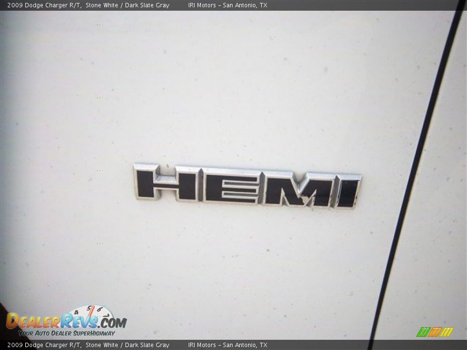 2009 Dodge Charger R/T Stone White / Dark Slate Gray Photo #11