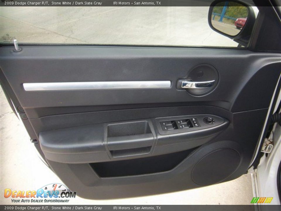 2009 Dodge Charger R/T Stone White / Dark Slate Gray Photo #12