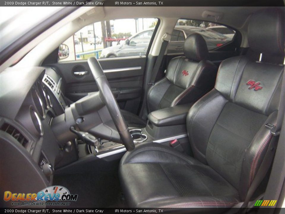 2009 Dodge Charger R/T Stone White / Dark Slate Gray Photo #14