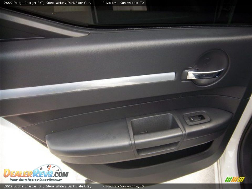 2009 Dodge Charger R/T Stone White / Dark Slate Gray Photo #16