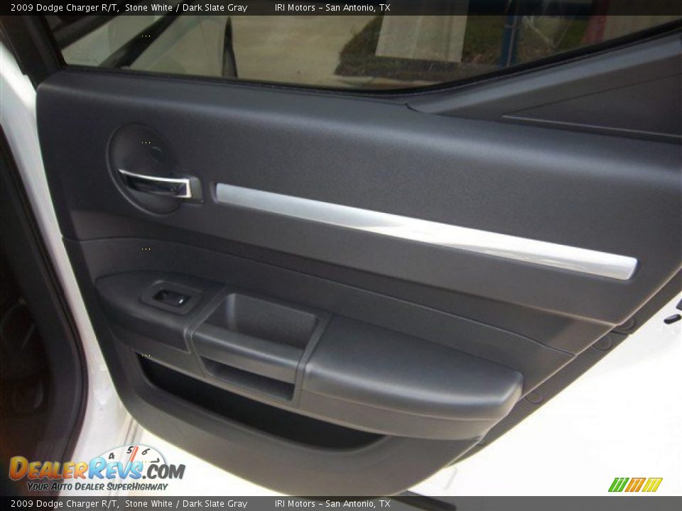 2009 Dodge Charger R/T Stone White / Dark Slate Gray Photo #18