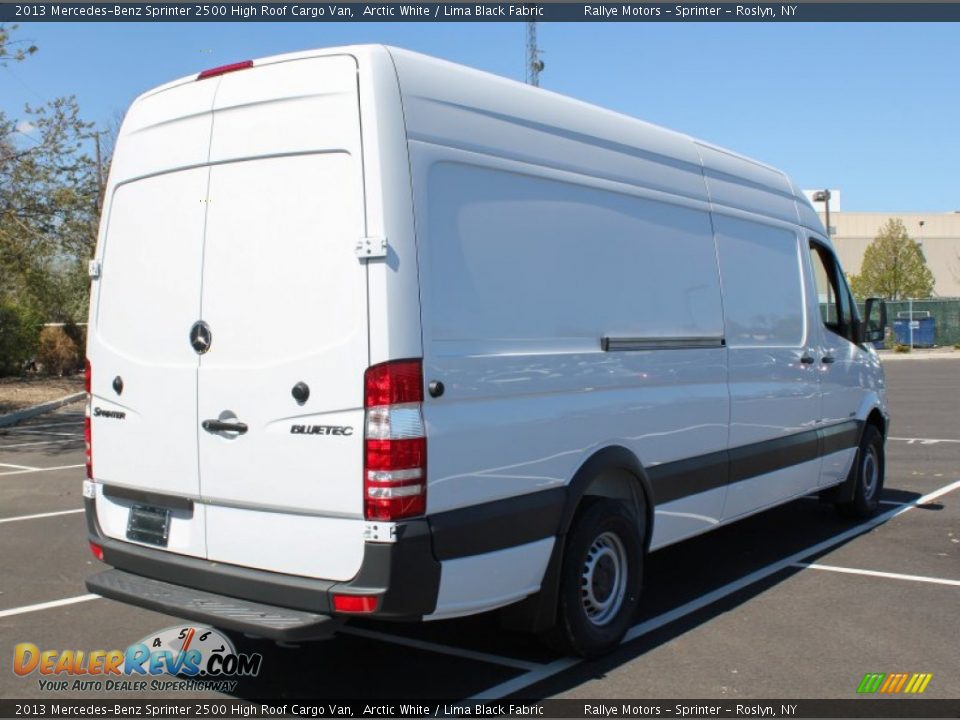 2013 Mercedes-Benz Sprinter 2500 High Roof Cargo Van Arctic White / Lima Black Fabric Photo #6
