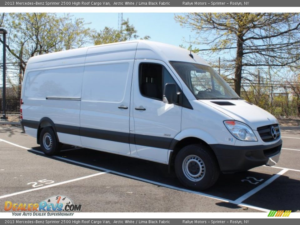 Front 3/4 View of 2013 Mercedes-Benz Sprinter 2500 High Roof Cargo Van Photo #8