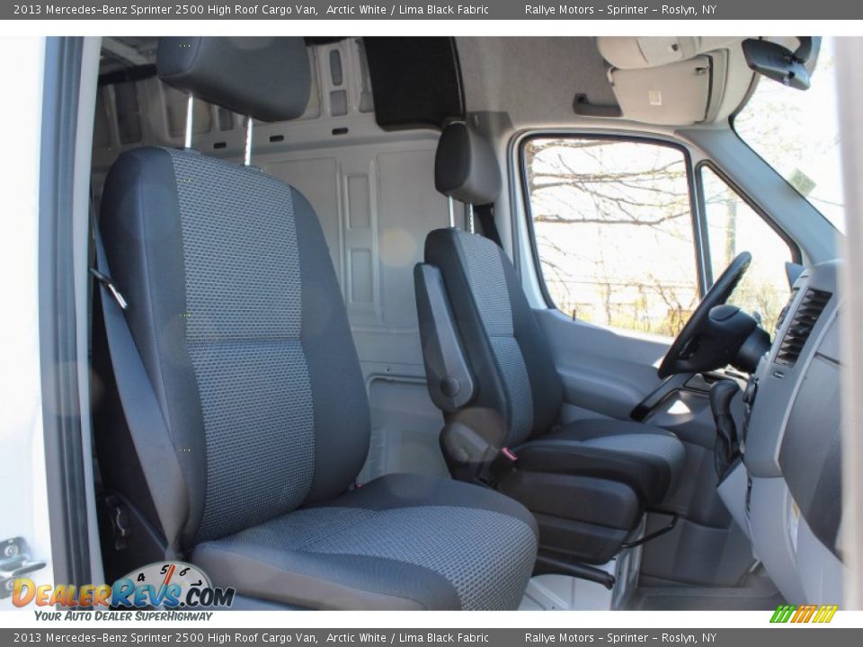 2013 Mercedes-Benz Sprinter 2500 High Roof Cargo Van Arctic White / Lima Black Fabric Photo #10