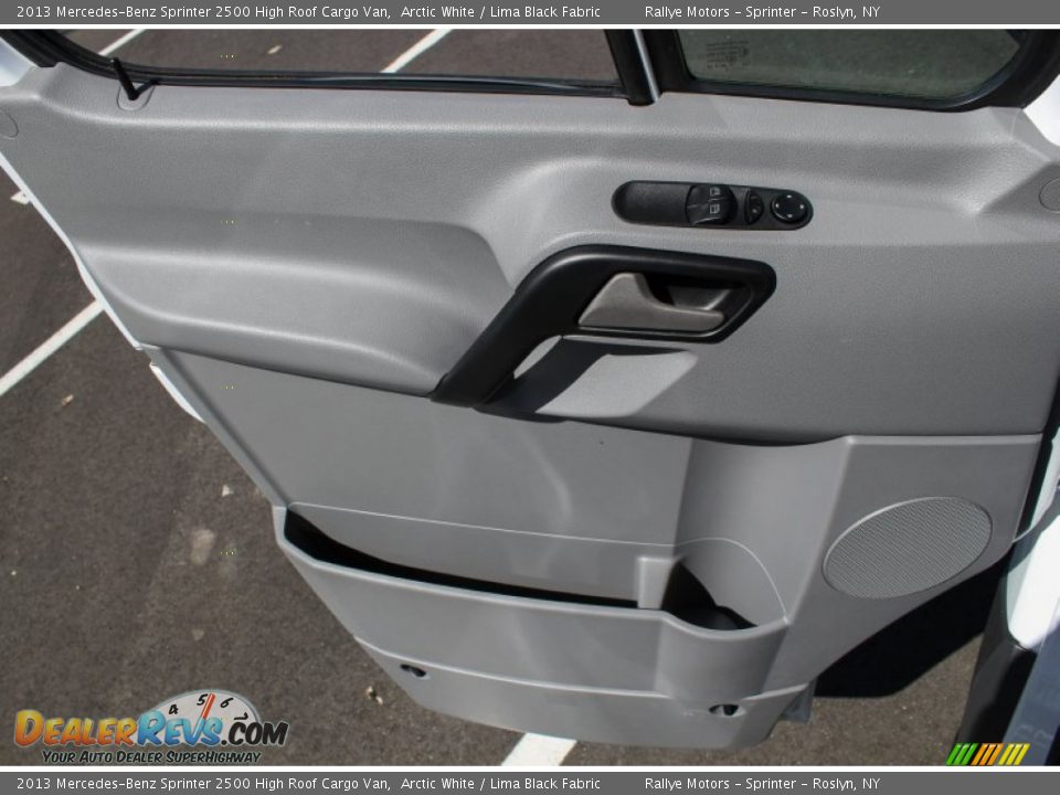 2013 Mercedes-Benz Sprinter 2500 High Roof Cargo Van Arctic White / Lima Black Fabric Photo #11