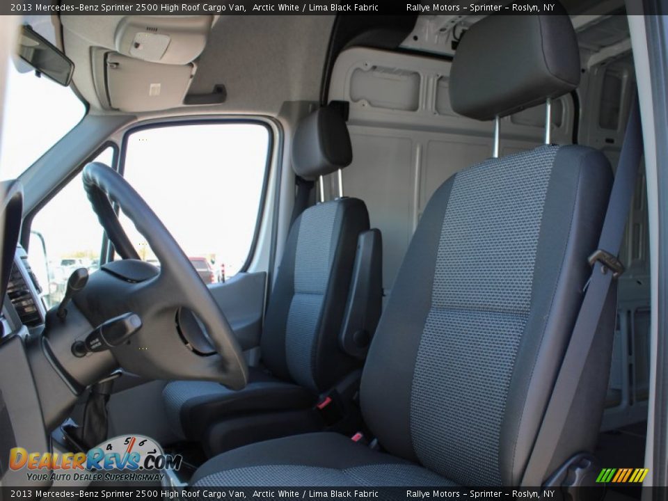 2013 Mercedes-Benz Sprinter 2500 High Roof Cargo Van Arctic White / Lima Black Fabric Photo #12