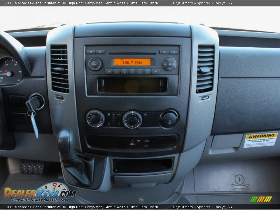 2013 Mercedes-Benz Sprinter 2500 High Roof Cargo Van Arctic White / Lima Black Fabric Photo #13