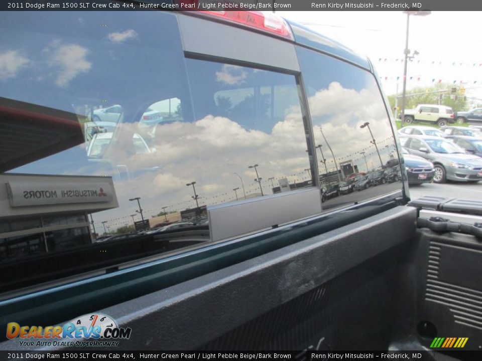 2011 Dodge Ram 1500 SLT Crew Cab 4x4 Hunter Green Pearl / Light Pebble Beige/Bark Brown Photo #16