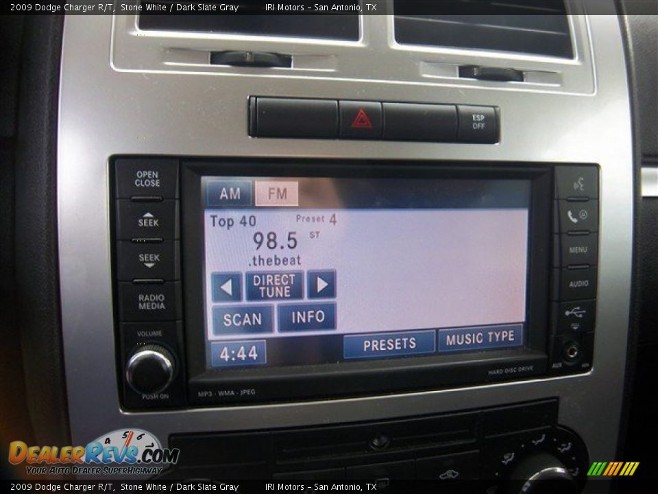 2009 Dodge Charger R/T Stone White / Dark Slate Gray Photo #29