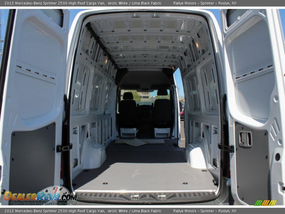 2013 Mercedes-Benz Sprinter 2500 High Roof Cargo Van Arctic White / Lima Black Fabric Photo #17