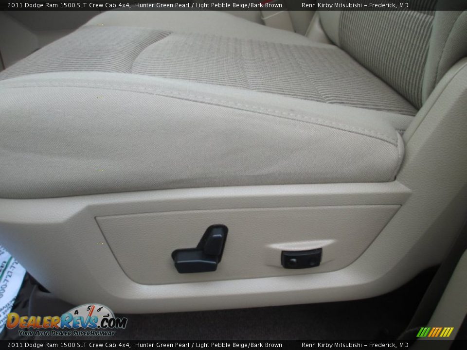 2011 Dodge Ram 1500 SLT Crew Cab 4x4 Hunter Green Pearl / Light Pebble Beige/Bark Brown Photo #23