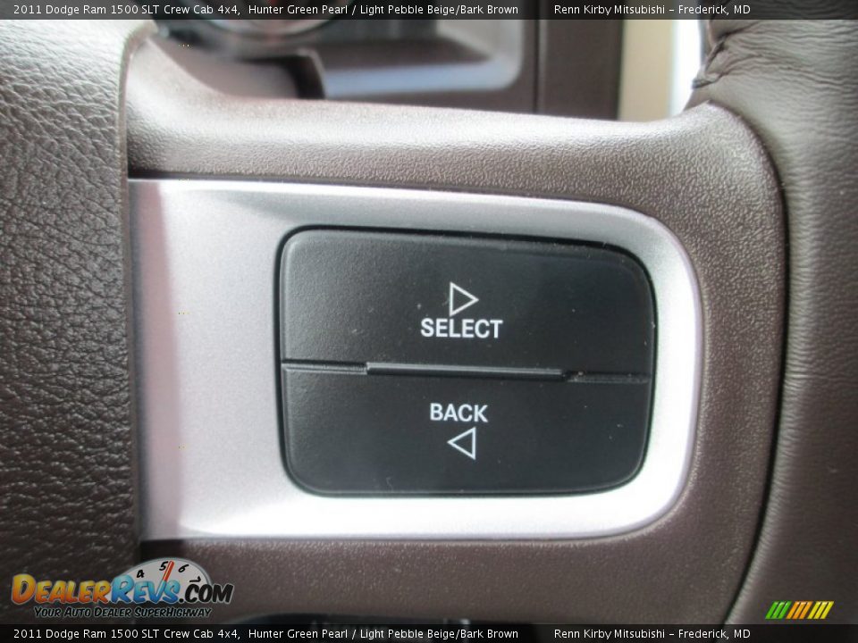 2011 Dodge Ram 1500 SLT Crew Cab 4x4 Hunter Green Pearl / Light Pebble Beige/Bark Brown Photo #27