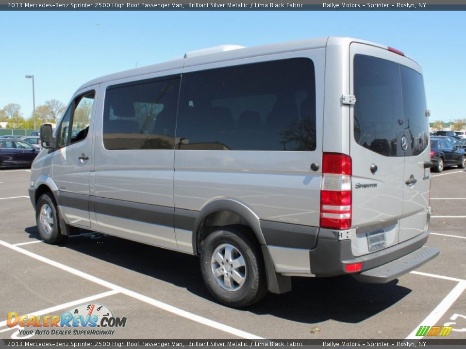 2013 Mercedes-Benz Sprinter 2500 High Roof Passenger Van Brilliant Silver Metallic / Lima Black Fabric Photo #4