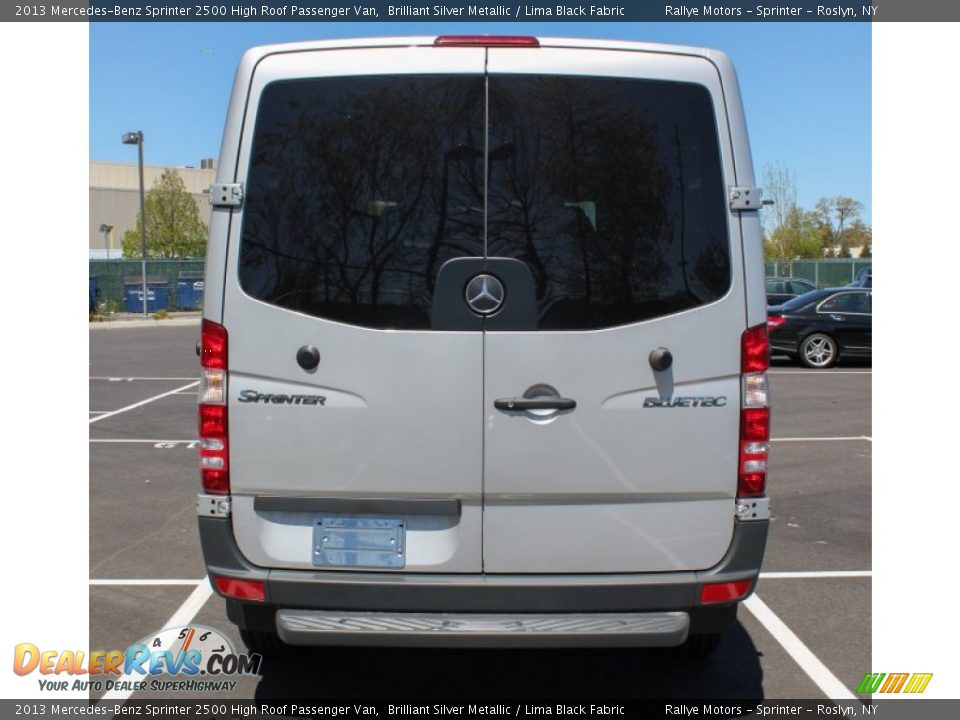2013 Mercedes-Benz Sprinter 2500 High Roof Passenger Van Brilliant Silver Metallic / Lima Black Fabric Photo #5