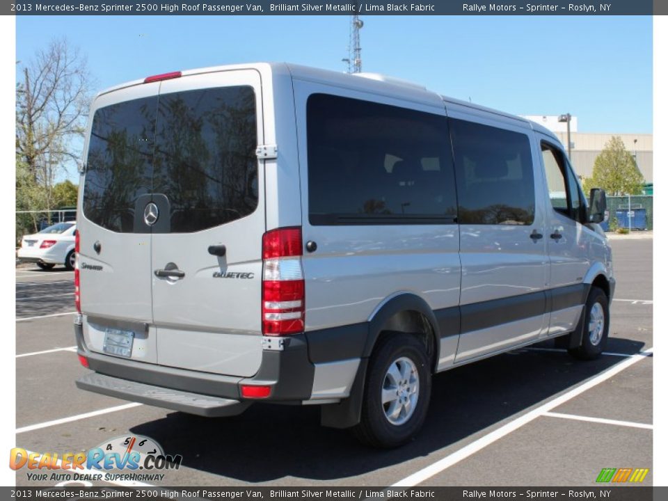 2013 Mercedes-Benz Sprinter 2500 High Roof Passenger Van Brilliant Silver Metallic / Lima Black Fabric Photo #6