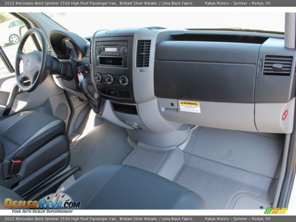 2013 Mercedes-Benz Sprinter 2500 High Roof Passenger Van Brilliant Silver Metallic / Lima Black Fabric Photo #9
