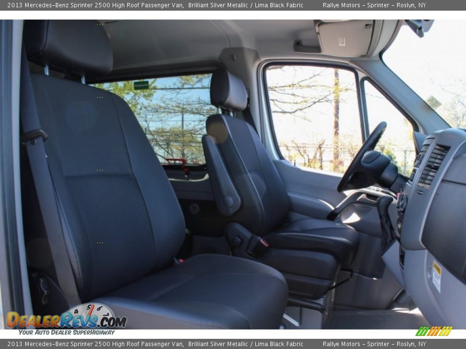2013 Mercedes-Benz Sprinter 2500 High Roof Passenger Van Brilliant Silver Metallic / Lima Black Fabric Photo #10