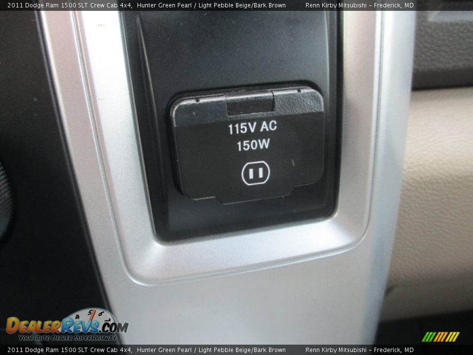 2011 Dodge Ram 1500 SLT Crew Cab 4x4 Hunter Green Pearl / Light Pebble Beige/Bark Brown Photo #34