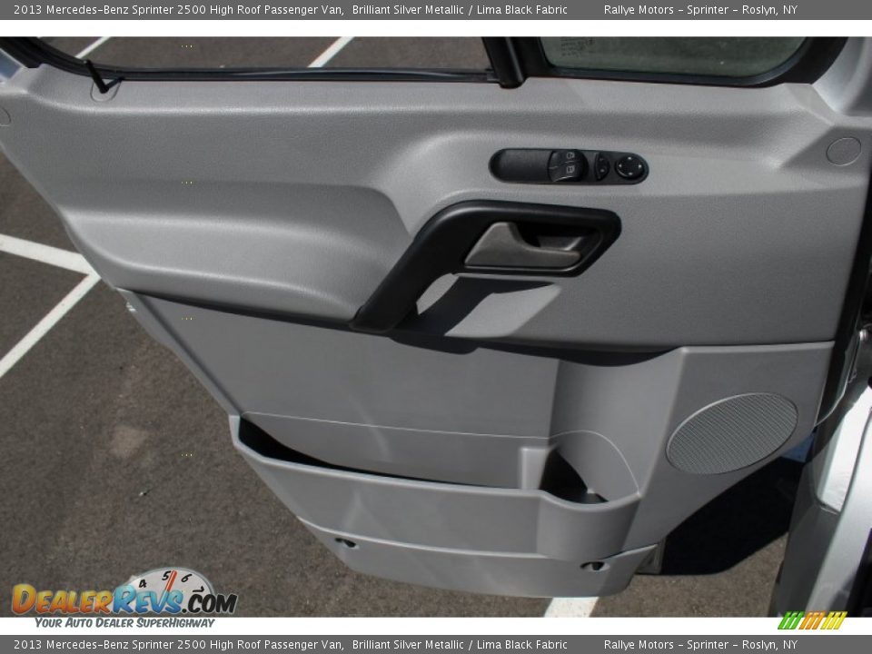 2013 Mercedes-Benz Sprinter 2500 High Roof Passenger Van Brilliant Silver Metallic / Lima Black Fabric Photo #11