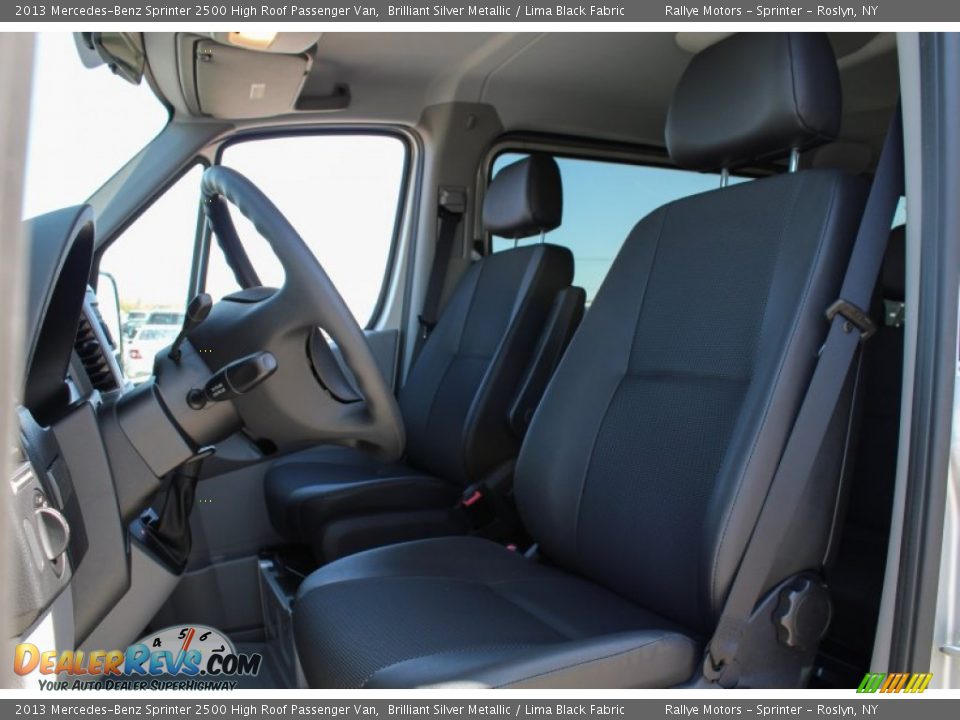 2013 Mercedes-Benz Sprinter 2500 High Roof Passenger Van Brilliant Silver Metallic / Lima Black Fabric Photo #12