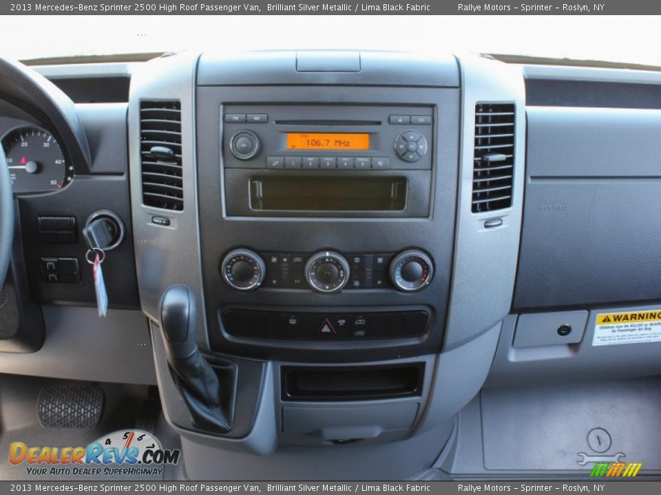 2013 Mercedes-Benz Sprinter 2500 High Roof Passenger Van Brilliant Silver Metallic / Lima Black Fabric Photo #13