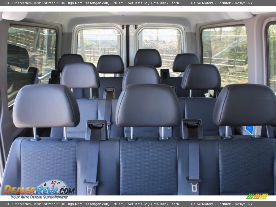 2013 Mercedes-Benz Sprinter 2500 High Roof Passenger Van Brilliant Silver Metallic / Lima Black Fabric Photo #16