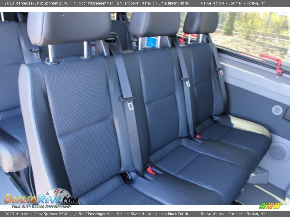 2013 Mercedes-Benz Sprinter 2500 High Roof Passenger Van Brilliant Silver Metallic / Lima Black Fabric Photo #17