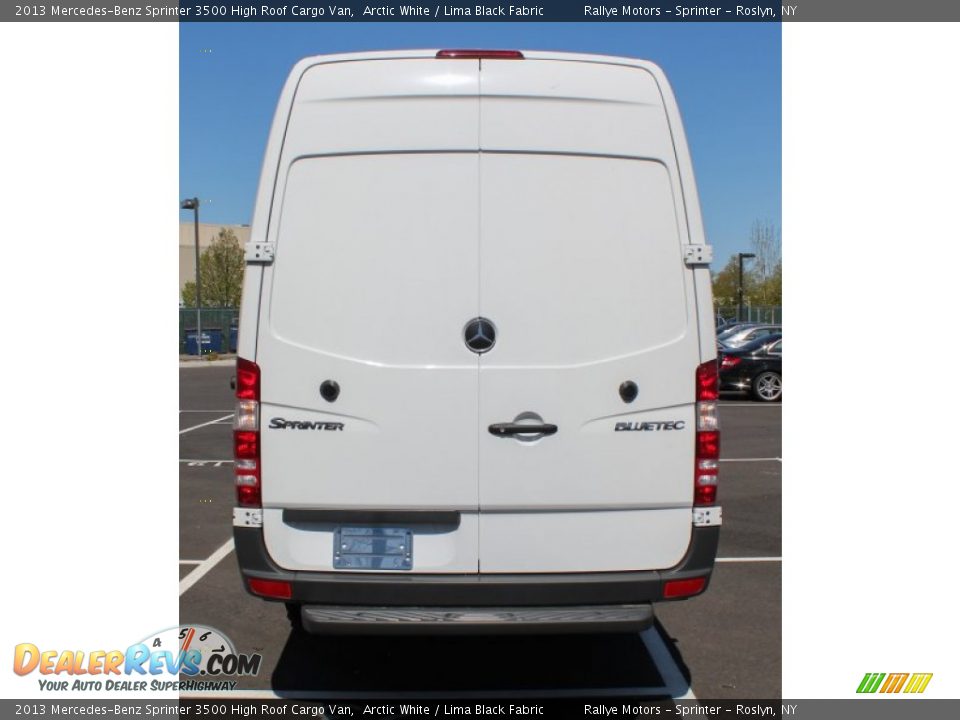 2013 Mercedes-Benz Sprinter 3500 High Roof Cargo Van Arctic White / Lima Black Fabric Photo #5