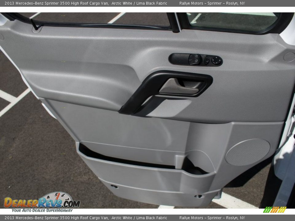 2013 Mercedes-Benz Sprinter 3500 High Roof Cargo Van Arctic White / Lima Black Fabric Photo #11